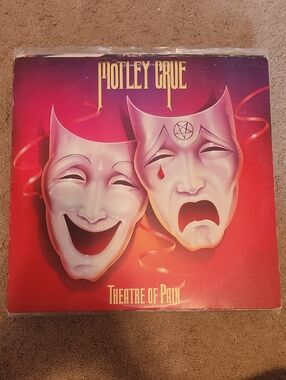 Mötley Crüe "Theatre of Pain" Vinyl Album - Pink/Red Cover